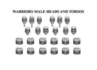 Forgotten World: Stone Realm - Warriors Male Heads &...