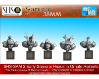 Early Samurai Ornate Helmets (20 Heads)