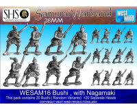 Bushi: with Nagamaki (20 Figures)