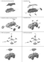 1/72nd British Humber Armoured Car (x3)