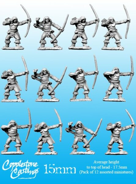 15mm Barbarian Archers