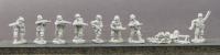 U.S. Rifle Squad giving Covering Fire