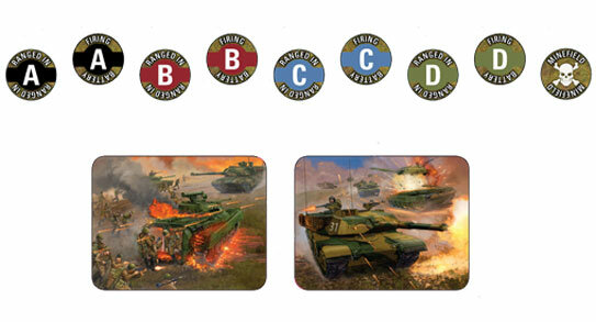 World War III: Team Yankee - Mission Token Set