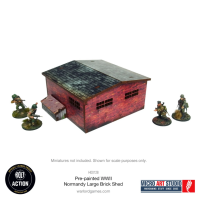 28mm WW2 Normandy Large Brick Shed