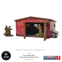 28mm WW2 Normandy Large Brick Shed