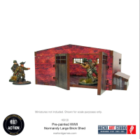 28mm WW2 Normandy Large Brick Shed