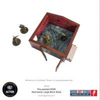 28mm WW2 Normandy Large Brick Shed