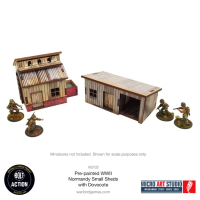 28mm WW2 Normandy Small Sheds with Dovecote