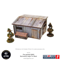 28mm WW2 Normandy Large Tin Shed