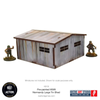 28mm WW2 Normandy Large Tin Shed