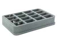 50mm (2 inches) Half-Size Figure Foam Tray with 16 Slots (Medium Bases)