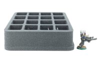 50mm (2 inches) Half-Size Figure Foam Tray with 16 Slots (Medium Bases)