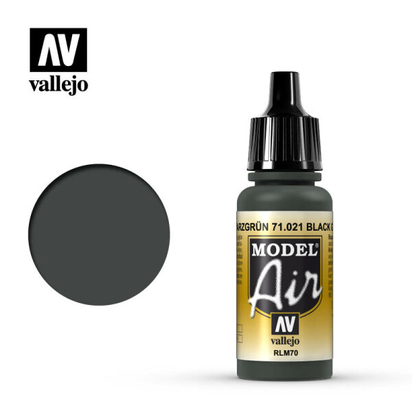 Vallejo: Model Air - 021 Black Green RLM70 (71.021)