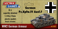 12mm German Pz.Kpfw. IV Ausf. F (x6)