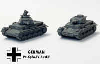 12mm German Pz.Kpfw. IV Ausf. F (x6)