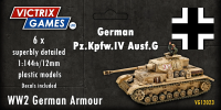 12mm German Pz.Kpfw. IV Ausf. G (x6)