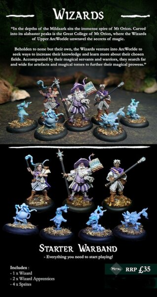 ArcWorlde: Wizard Starter Warband