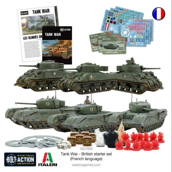 Tank War: British Starter Set (French Language)