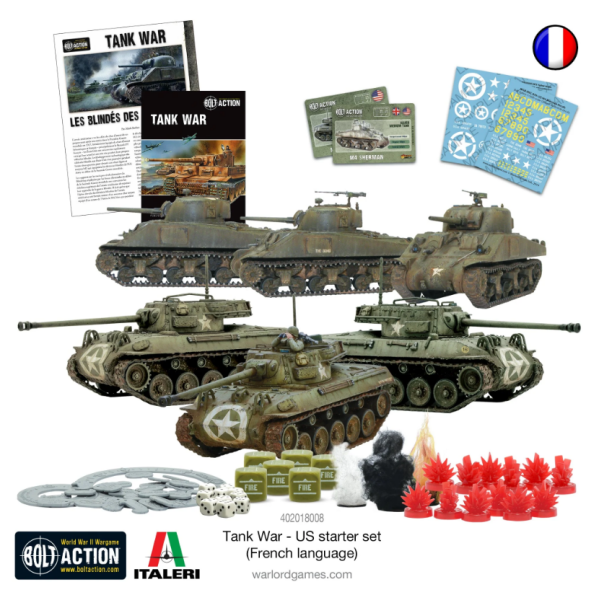 Tank War: US Starter Set (French Language)