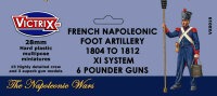French Napoleonic Foot Artillery 1804-1812 XI System 6pdr...