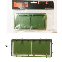 Renedra: 60mm x 45mm Wargaming Bases (x8)