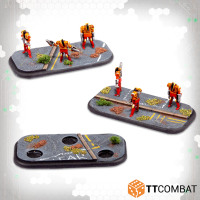 Dropzone Commander: 3-Hole Urban Infantry Bases