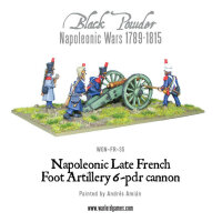 French Napoleonic 6 Pounder Foot Artillery