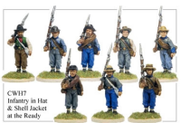 Infantry in Hats and Shell Jackets at the Ready