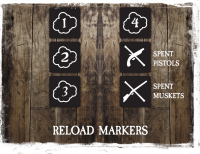 Blood & Plunder: Marker Dice Set