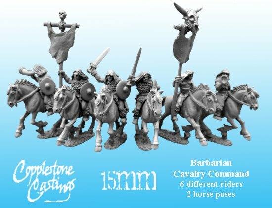 15mm Barbarian Cavalry Command