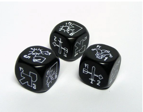 Open Combat: Open Combat Dice - Black