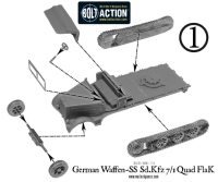 Waffen-SS Sd.Kfz 7/1 Quad FlaK