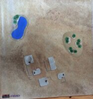 Flames of War: El Alamein Game Mat 36" x 36"