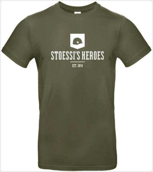 T-Shirt: "Stoessi`s Heroes" – Große XXXL