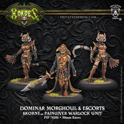 Skorne: Warlock Unit Dominar Morghoul & Escorts