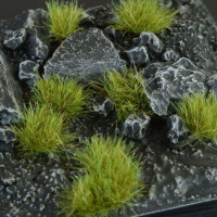 Gamer`s Grass: Dry Green 6mm Tufts - Wild