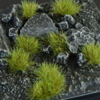 Gamer`s Grass: Dry Green 6mm Tufts Wild