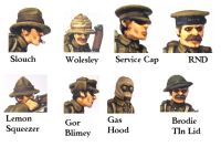 Head Sprues: Service Caps