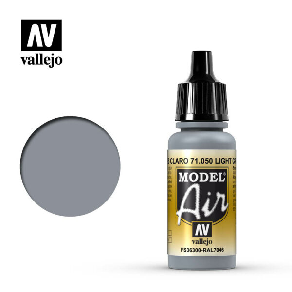 Vallejo: Model Air - 050 Light Grey (71.050)