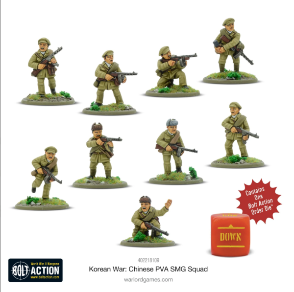 Korean War: Chinese PVA SMG Squad