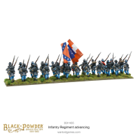 American Civil War: Infantry Regiment Advancing