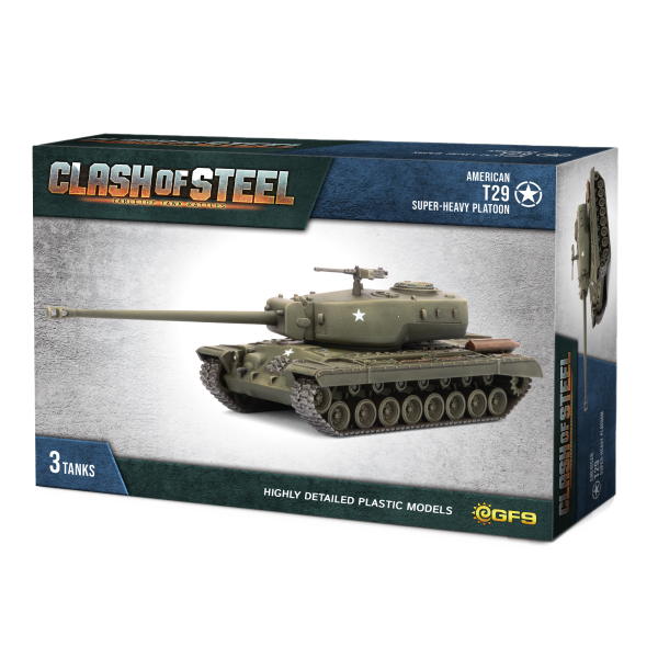 Clash of Steel: American T29 Super-Heavy Platoon