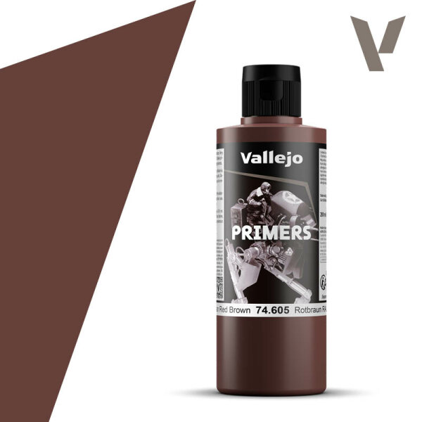 Vallejo: Surface Primer - German Rotbraun (Red Brown) (RAL8012) (200ml)