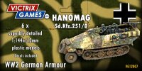 12mm Sd.Kfz. Hanomag 251/D (x6)