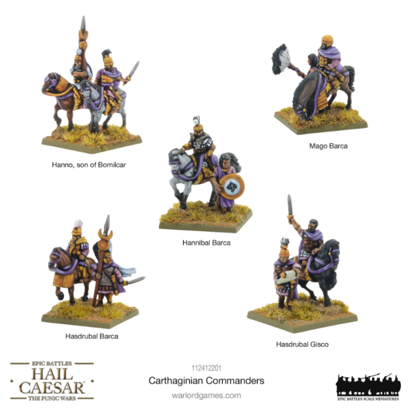 Hail Caesar Epic Battles: Carthaginian Commanders