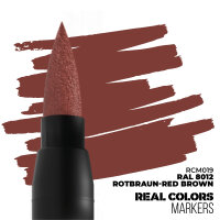 Real Colors Marker: Rotbraun: Red Brown RAL 8012