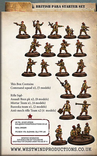 British Para Platoon Starter Box