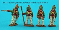 Team 4 Covered Shakos (Saxon)