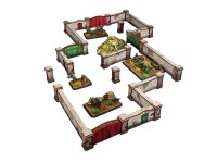 WW2 Normandy Stone Wall (15mm)
