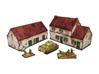 WW2 Normandy Homestead with Stable (15mm)